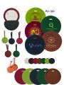 Polo logots Chervo : Badges sac cuir teint nouveau 