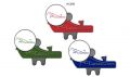 Polo logots Chervo : Marqueur balle clip casquette custom